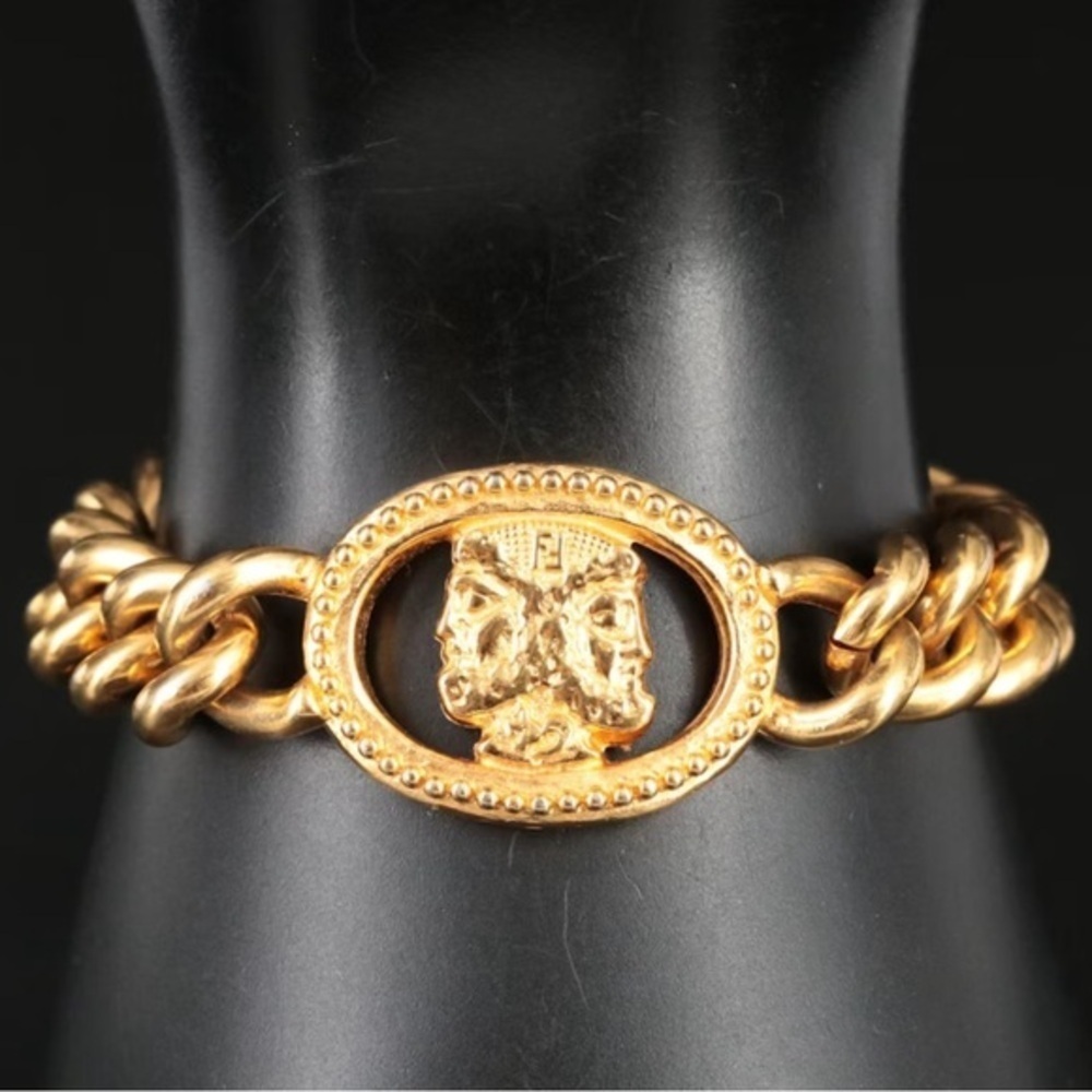 Fendi Janis motif bracelet 7"